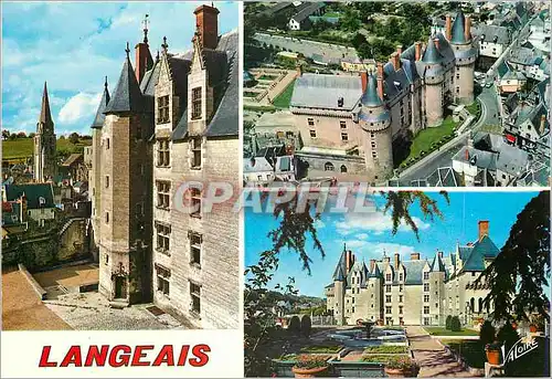 Cartes postales moderne Langeais (Indre et Loire) les Merveilles du Val de Loire le Chateau du XVe siecle