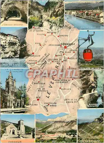 Cartes postales moderne Le Vercors Grands Goulets Villard de Lans Grenoble Vassieux