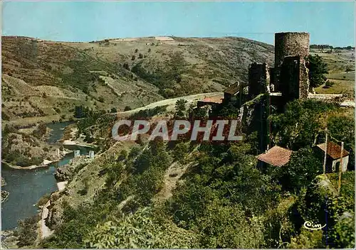 Cartes postales moderne Environs de Roanne (Loire) St Maurice sur Loire les Tours du Vieux Chateau Feodal et les Gorges