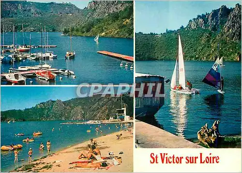 Cartes postales moderne St Victor sur Loire (Loire) la Base Nautique