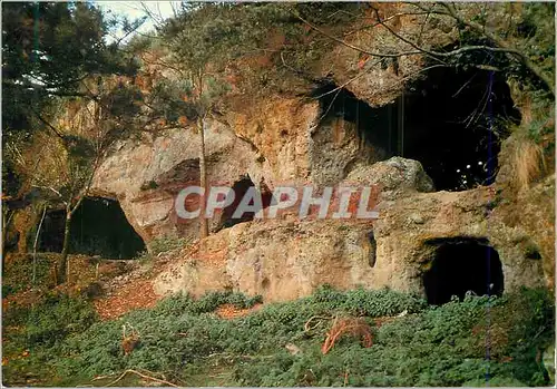 Moderne Karte Lantriac (Hte Loire) Grottes de Couteaux Mise en Valeur par l'Association