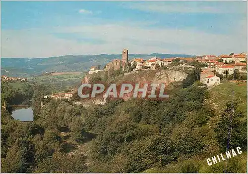 Cartes postales moderne Chilhac (Hte Loire) alt 570m Vieille Cite Medievale Batie sur un Promotoire de Basalte Dominant
