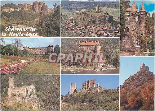 Cartes postales moderne Chateaux de la Loire Arlempdes Polignac la Rochelambert Chavaniac Lafayette