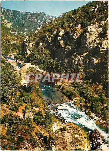 Moderne Karte Les Gorges du Tarn (Lozere) Couleurs et Lumiere de France le Trn au Pas de Soucy le Diable Pours