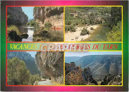 Moderne Karte Gorges du Tarn (Lozere) les Detroits Saint Chely du Tarn