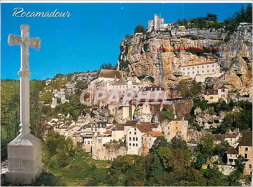 Cartes postales moderne Rocamadour (Lot) Haut Lieu de Pelerinage