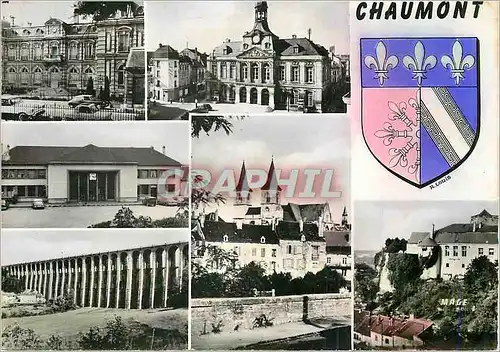 Moderne Karte Chaumont (Haute Marne)