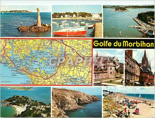 Cartes postales moderne Le Golfe du Morbihan Couleurs de Bretagne les Sites Touristiques