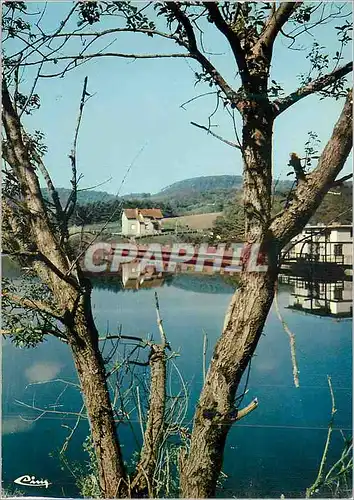 Moderne Karte Environs de Brassy Plainefas le Barrage de Chaumacon la France Touristique