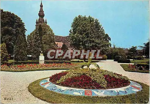 Moderne Karte Valenciennes (Nord) Eglise St Michel vue du Parc