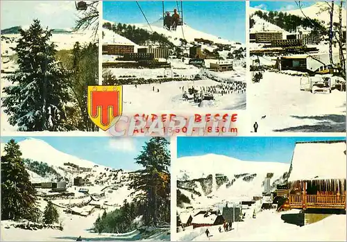 Moderne Karte Super Besse (Puy de Dome)