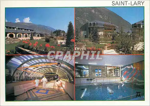 Cartes postales moderne Saint Lary les Pyrenees les Thermes et l'Hotel Cristal Park