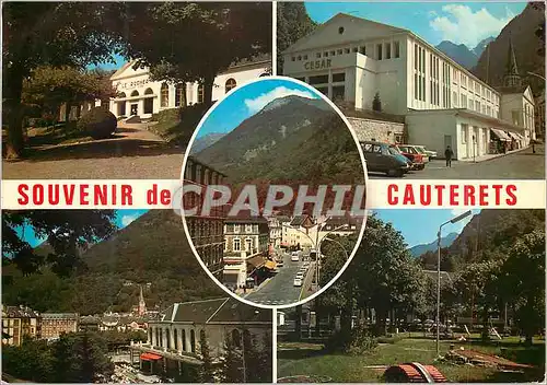 Cartes postales moderne Cauterets vue Generale nos Belles Pyrenees ses Thermes son Casino son Golf