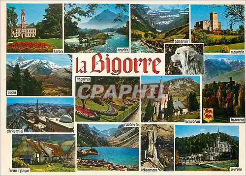 Moderne Karte Souvenir de la Bigorre Collection d'Art Pyreneen