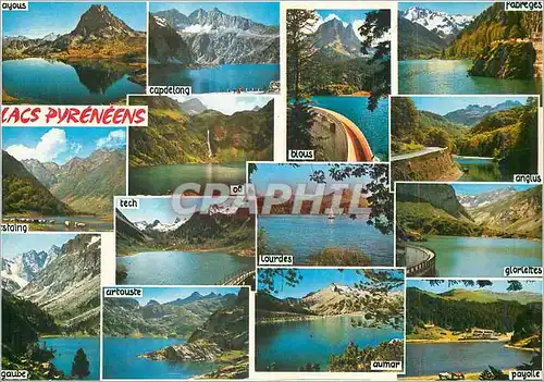 Cartes postales moderne Souvenir des Lacs Pyreneens les Pyrenees Collection d'Art Pyreneen