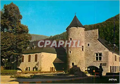 Moderne Karte Saint Lary 830m la Mairie et la Tour Hachan les Pyrenees Porte du Parc National