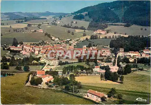 Moderne Karte Cublize (Rhone) vue Generale Aerienne