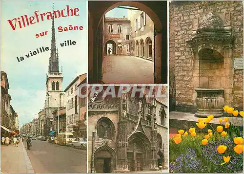Cartes postales moderne Villefranche sur Saone la Vieille Ville en Beaujolais (Rhone)