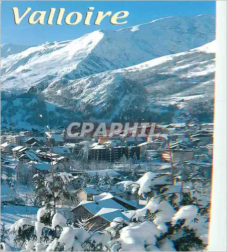 Moderne Karte Valloire Savoie France