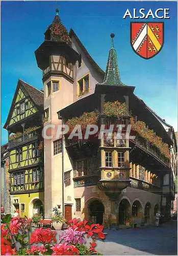 Moderne Karte Colmar (Haut Rhin) la Maison Pfister au Pays des Cigognes