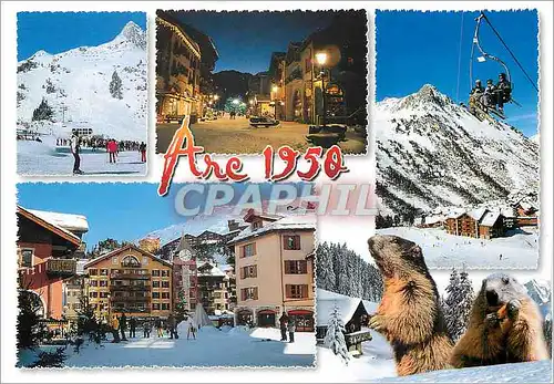 Cartes postales moderne Arc Savoie Paradiski Marmotte