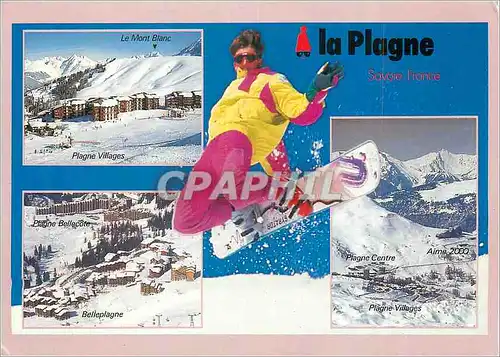 Cartes postales moderne La Plagne (alt 1800 3250m) En Haute Tarentaise Images de Savoie