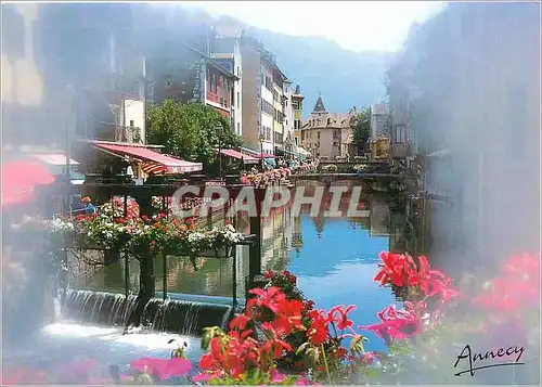 Cartes postales moderne Annecy (Hte Savoie) La Venise Savoyarde L'Ecluse sur le Canal du Thiou