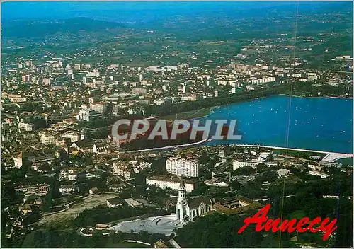 Cartes postales moderne Annecy Vue Generale la Visitation Le Paquier et le Lac