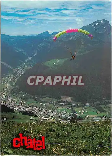 Cartes postales moderne Chatel Haute Savoie Altitude 1200 2200 m Station des Portes du Soleil Le Village et le Mont de G