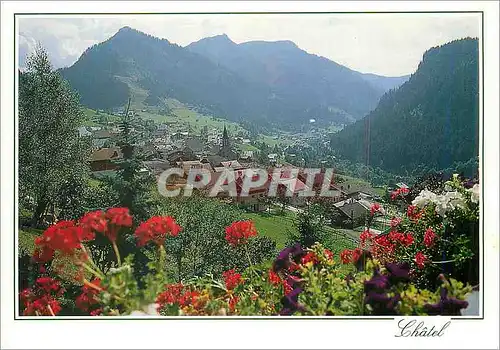 Cartes postales moderne Chatel Haute Savoie Altitude 1200 2200 m Station des Portes du Soleil Vue Generale et Massif du