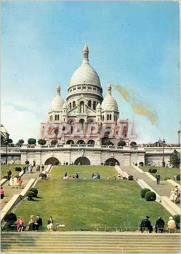 Cartes postales moderne Paris La Basilique du Sacre Coeur