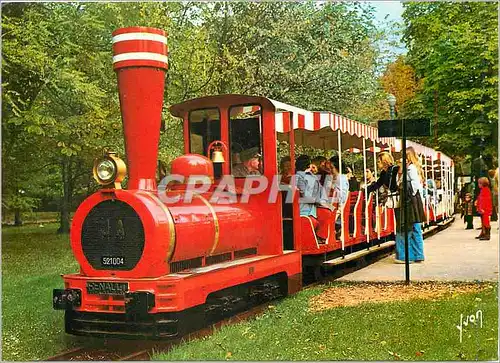 Cartes postales moderne Paris Bois de Boulogne Couleurs et Lumiere de France Le Petit Train du Jardin d'Acclimatation