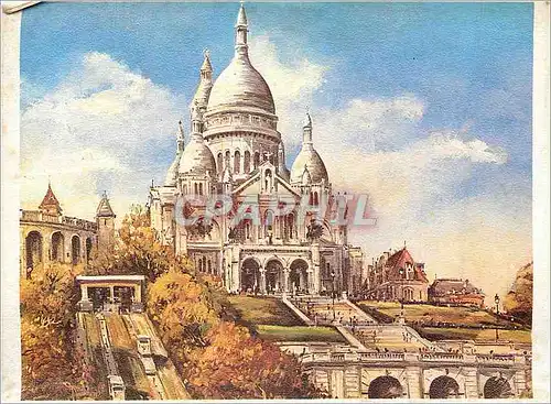 Cartes postales moderne Paris Le Sacre Coeur par Dupassant