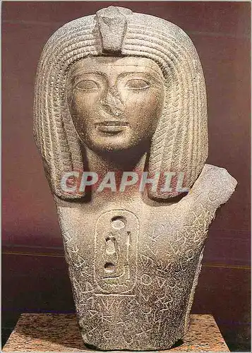 Moderne Karte Paris Musee du Louvre Departement des Antiquites Orientales Statue du Pharaon Osorkon I (fin Xe