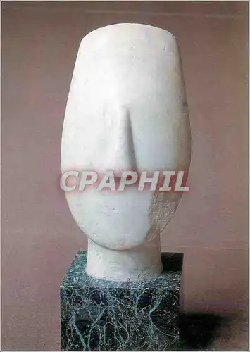 Cartes postales moderne Paris Musee du Louvre Departement des Antiquites Grecques et Romaines Idole (Tete) Style Cycladi