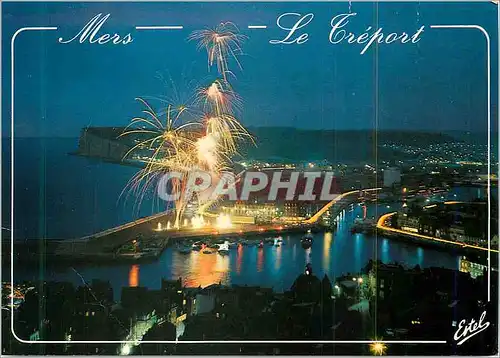 Cartes postales moderne Le Treport Mers Fete de Nuit