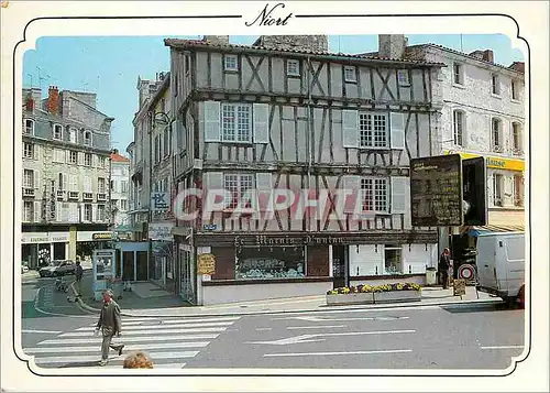 Moderne Karte Niort (Deux Sevres) Vieille Maison Le Marais d'Antan