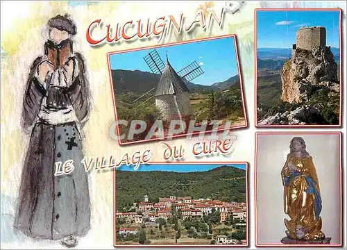 Cartes postales moderne Cucugnan Le Village du Cure