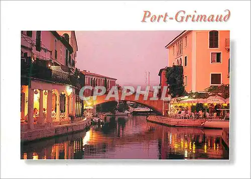 Cartes postales moderne Port Grimaud (Var) Cite Lacustre Construite par l'Architecte Francois Spperry de 1966 a 1991