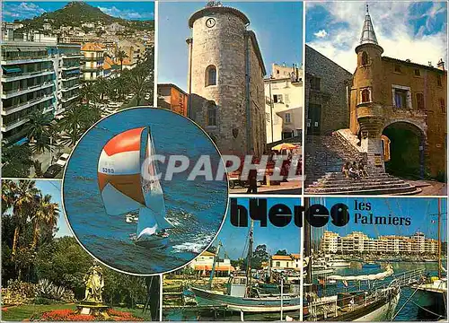 Cartes postales moderne Souvenir de Hyeres les Palmiers Lumiere et Beaute de la Cote d'Azur Bateaux