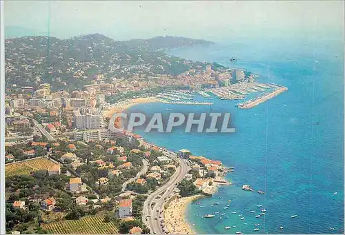 Moderne Karte St Maxime Cote d'Azur Vue Generale