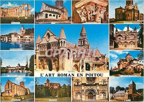 Cartes postales moderne L'Art Roman en Poitou