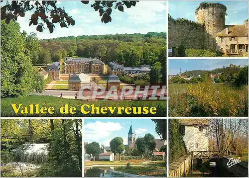 Moderne Karte La Vallee de Chevreuse Le Chateau de Dampierre Construit sur les Plans de Hardouin