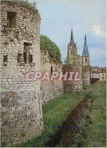 Cartes postales moderne Dourdan (Essonne) Musee du Chateau Royal de Philippe Auguste Construit en 1222 Vue des fosses Au