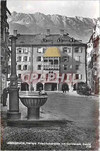 Cartes postales moderne Innsbruck Friendrichstrasse mit Goldenem Dachl