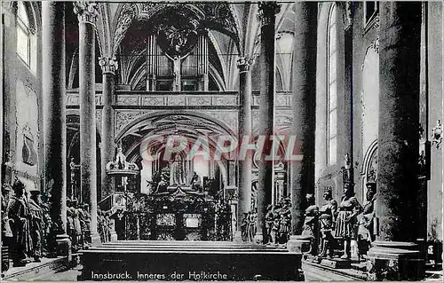 Cartes postales moderne Innsbruck Inneres der Hofkirche Orgue Christ