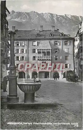 Cartes postales moderne Innsbruck Herzog Friendrichstrasse mit Goldenem Dachl