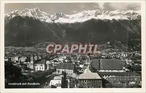 Moderne Karte Innsbruck mit Nordkette