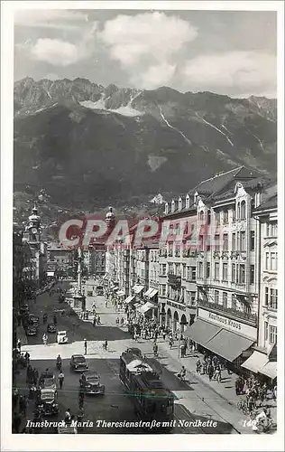 Cartes postales moderne Innsbruck Maria TheresienstraBe mit Nordkette Tramway