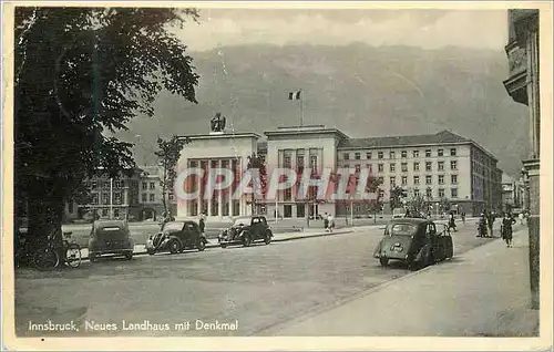 Moderne Karte Innsbruck Neues Landhaus mit Denkmal